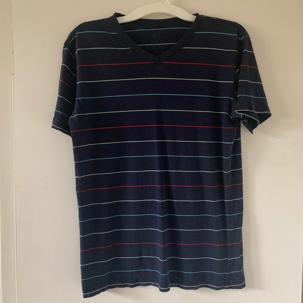 Striped V-Neck